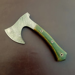 Damascus Steel Mini AXE // VK0222