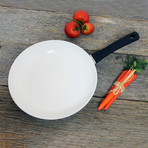 Eclipse Black & White 11" Fry Pan