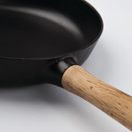 Ron 10.25" Cast Iron Fry Pan // 2.6 qt (Black)