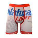 Natty Light Boxer Brief // White (M)