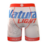 Natty Light Boxer Brief // White (M)