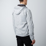 Long Sleeve Knitted Ultralight Jacket // White (S)