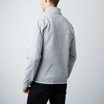 Long Sleeve Knitted Ultralight Jacket // White (S)