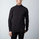 Dry Edition Long Sleeve Turtleneck // Black (XL)