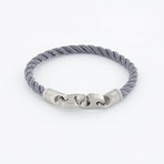 Catch Single Rope Bracelet // Charcoal (Medium)