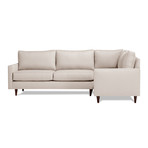 Cone Leg // Right Facing Cadence Sectional (Dolphin Gray)