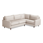 Cone Leg // Right Facing Cadence Sectional (Dolphin Gray)