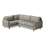 Cone Leg // Left Facing Cadence Sectional (Dolphin Gray)