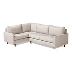 Cone Leg // Left Facing Cadence Sectional (Dolphin Gray)