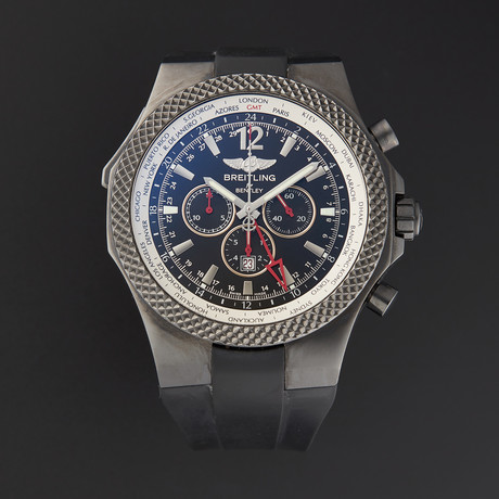 Breitling Bentley GMT Midnight Carbon Automatic // M47362 // Pre-Owned