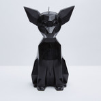 Chihuahua Candle // Black