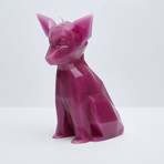 Chihuahua Candle // Purple