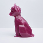 Chihuahua Candle // Purple