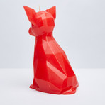 Chihuahua Candle // Red