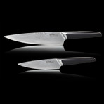 Acutus Damascus // Chef Knife // 2 Piece Set