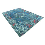 Ultra Vintage Blue Area Rug // Shade I