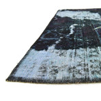 Ultra Vintage Light Blue Runner Rug