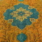 Ultra Vintage Turquoise Area Rug // Shade II