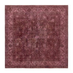 Ultra Vintage Purple Square Rug