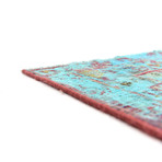 Ultra Vintage Turquoise Area Rug // Shade III