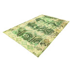 Ultra Vintage Green Area Rug // Shade I