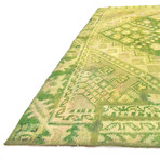 Ultra Vintage Green Area Rug // Shade II