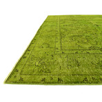 Ultra Vintage Green Area Rug // Shade IV