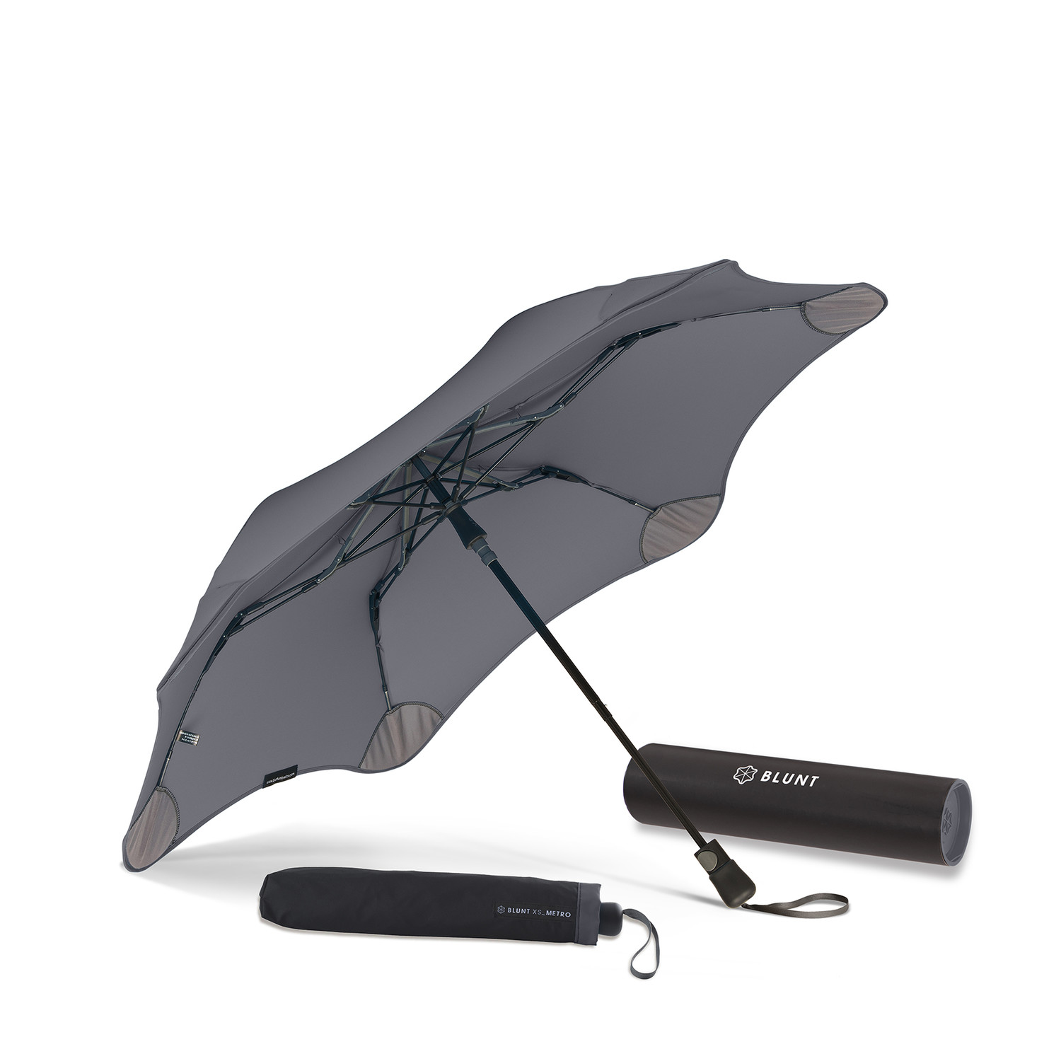 Blunt Compact Metro // Charcoal Blunt Umbrella Touch of Modern