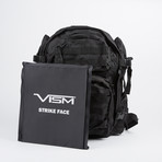 VISM Tactical Backpack + Level IIIA Soft Ballistic Panel (Black)