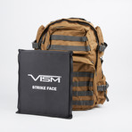 VISM Tactical Backpack + Level IIIA Soft Ballistic Panel (Black)