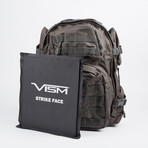 VISM Tactical Backpack + Level IIIA Soft Ballistic Panel (Black)