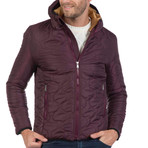 Way Quilted Jacket // Bordeaux (M)