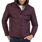 Way Quilted Jacket // Bordeaux (M)