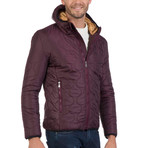 Way Quilted Jacket // Bordeaux (M)