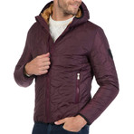 Way Quilted Jacket // Bordeaux (M)