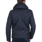 Way Quilted Jacket // Navy (XL)