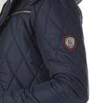 Tee Fur-Lined Hooded Jacket // Navy (2XL)