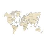 3D World Map // X-Large (Large)
