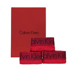 Monochrome Logo Trunk // Red // 3-Pack (S)