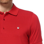 Short Sleeve Polo Shirt // Berry (L)