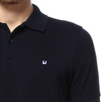 Short Sleeve Polo Shirt // Night Blue (M)