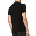 Short Sleeve Polo Shirt // Black (L)