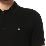 Short Sleeve Polo Shirt // Black (XL)