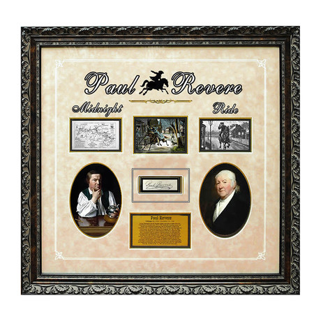 Signed Collage // Paul Revere