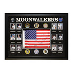 Signed Flag Collage // Moonwalkers