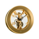 Wind 8 Day Manual Wind Clock // Gold