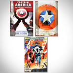 Signed Comics // Captain America // Set of 3
