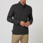 Long-Sleeve Polo // Dark Gray (M)