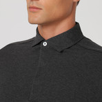 Long-Sleeve Polo // Dark Gray (M)