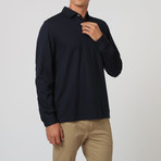 Long-Sleeve Polo // Navy (2XL)